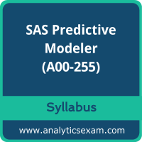 A00-255 Syllabus, A00-255 PDF Download, SAS A00-255 Dumps, SAS Predictive Modeler Dumps PDF Download, SAS Predictive Modeling Using SAS Enterprise Miner 14  PDF Download