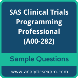 A00-282 Dumps Free, A00-282 PDF Download, SAS Clinical Trials Programming Professional Dumps Free, SAS Clinical Trials Programming Professional PDF Download, A00-282 Free Download