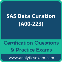 SAS Certified Professional - Data Curation for SAS Data Scientists (A00-223) Pre