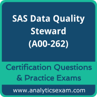 SAS Certified Data Quality Steward for SAS 9 (A00-262) Premium Practice Exam