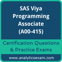 SAS Viya Fundamentals of Programming (A00-415) Premium Practice Exam SAS Viya Fundamentals of Programming (A00-415) Premium Practice Exam