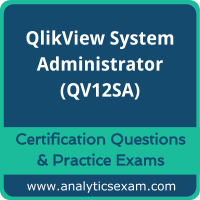QlikView System Administrator (QV12SA) Premium Practice Exam