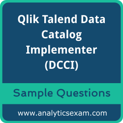 Get DCCI Dumps Free, Qlik Talend Data Catalog Implementer PDF and Dumps, and DCCI Free Download for comprehensive exam preparation.