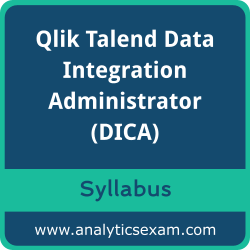 Download Qlik DICA Syllabus, Qlik Talend Data Integration Administrator Dumps, and Qlik Talend Data Integration Administrator PDF for Qlik Talend Data Integration Administrator preparation