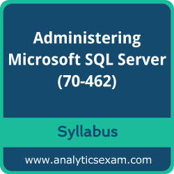 70-462 Syllabus, 70-462 PDF Download, Microsoft 70-462 Dumps, Administering Microsoft SQL Server Dumps PDF Download, Administering Microsoft SQL Server 2012/2014 Databases PDF Download