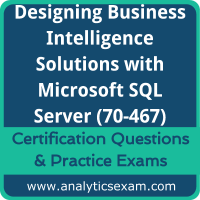 70-467 Dumps Free, 70-467 PDF Download, Designing Business Intelligence Solutions with Microsoft SQL Server Dumps Free, Designing Business Intelligence Solutions with Microsoft SQL Server PDF Download, 70-467 Certification Dumps, 70-467 VCE, Designing Business Intelligence Solutions with Microsoft SQL Server Certification Dumps, 70-467 Exam Questions PDF