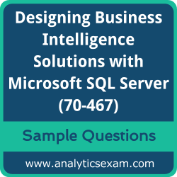 70-467 Dumps Free, 70-467 PDF Download, Designing Business Intelligence Solutions with Microsoft SQL Server Dumps Free, Designing Business Intelligence Solutions with Microsoft SQL Server PDF Download, Designing Business Intelligence Solutions with Microsoft SQL Server Certification, 70-467 Free Download, 70-467 VCE, Designing Business Intelligence Solutions with Microsoft SQL Server Certification Dumps, 70-467 Exam Questions PDF