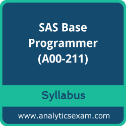 A00-211 Syllabus, A00-211 PDF Download, SAS A00-211 Dumps, SAS Base Programmer PDF Download, SAS Certified Base Programmer for SAS 9 Certification