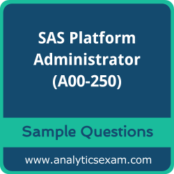 A00-250 Dumps Free, A00-250 PDF Download, SAS Platform Administrator Dumps Free, SAS Platform Administrator PDF Download, SAS Certified Platform Administrator for SAS 9 Certification, A00-250 Free Download, A00-250 VCE, SAS Platform Administrator Certification Dumps, A00-250 Exam Questions PDF