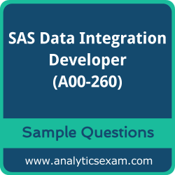 A00-260 Dumps Free, A00-260 PDF Download, SAS Data Integration Developer Dumps Free, SAS Data Integration Developer PDF Download, SAS Certified Data Integration Developer for SAS 9 Certification, A00-260 Free Download, A00-260 VCE, SAS Data Integration Developer Certification Dumps, A00-260 Exam Questions PDF