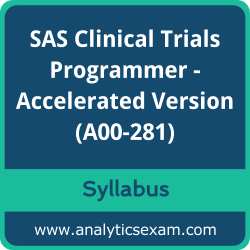 Sas Certified Clinical Trials Programmer Using Sas 9