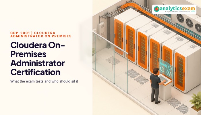 Cloudera on-premises administrator certification cover with exam questions, duration, fee and pass score