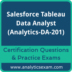 Download free Salesforce Analytics-DA-201 dumps, VCE, braindumps, and Actualtests PDF for comprehensive exam preparation.