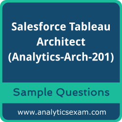 Get Analytics-Arch-201 Dumps Free, Salesforce Tableau Architect PDF and Dumps, and Analytics-Arch-201 Free Download for comprehensive exam preparation.
