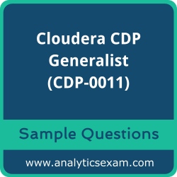 Get CDP-0011 Dumps Free, Cloudera CDP Generalist PDF and Dumps, and CDP-0011 Free Download for comprehensive exam preparation.
