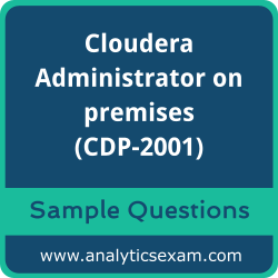 Get CDP-2001 Dumps Free, Cloudera Administrator on premises PDF and Dumps, and CDP-2001 Free Download for comprehensive exam preparation.