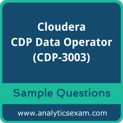 Get CDP-3003 Dumps Free, Cloudera CDP Data Operator PDF and Dumps, and CDP-3003 Free Download for comprehensive exam preparation.