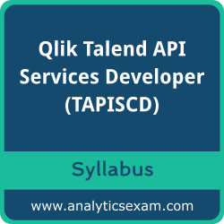 Download Qlik TAPISCD Syllabus, Qlik Talend API Services Developer Dumps, and Qlik Talend API Services Developer PDF for Qlik Talend API Services Developer preparation