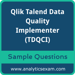 Get TDQCI Dumps Free, Qlik Talend Data Quality Implementer PDF and Dumps, and TDQCI Free Download for comprehensive exam preparation.