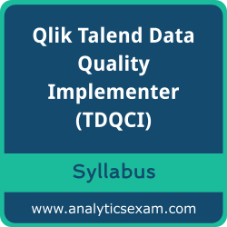 Download Qlik TDQCI Syllabus, Qlik Talend Data Quality Implementer Dumps, and Qlik Talend Data Quality Implementer PDF for Qlik Talend Data Quality Implementer preparation