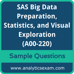 A00-220 Dumps Free, A00-220 PDF Download, SAS Big Data Professional Dumps Free, SAS Big Data Professional PDF Download, A00-220 Free Download