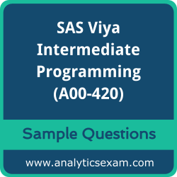 A00-420 Dumps Free, A00-420 PDF Download, SAS Viya Intermediate Programming Dumps Free, SAS Viya Intermediate Programming PDF Download, A00-420 Free Download