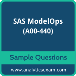 Get A00-440 Dumps Free, SAS ModelOps PDF and Dumps, and A00-440 Free Download for comprehensive exam preparation.