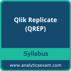 QREP Syllabus, QREP PDF Download, Qlik QREP Dumps, Qlik Replicate Dumps PDF Download, Qlik Replicate PDF Download