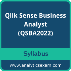 Download Qlik QSBA2022 Syllabus, Qlik Sense Business Analyst Dumps, and Qlik Sense Business Analyst PDF for Qlik Sense Business Analyst preparation