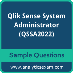 Get QSSA2022 Dumps Free, Qlik Sense System Administrator PDF and Dumps, and QSSA2022 Free Download for comprehensive exam preparation.